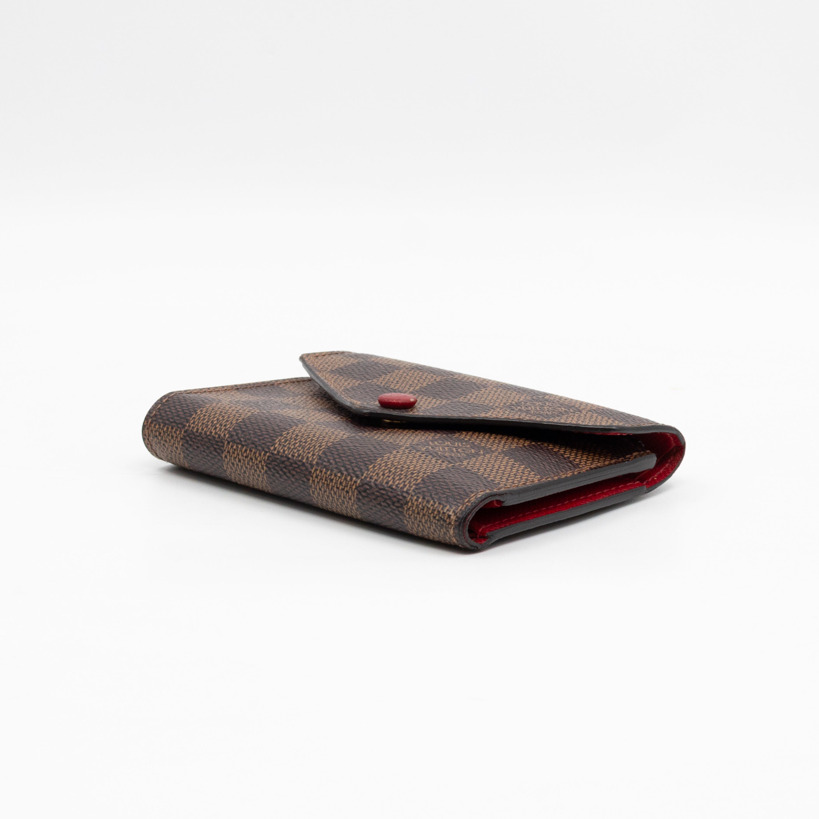 Victorine Wallet Damier Ebene Fuchsia