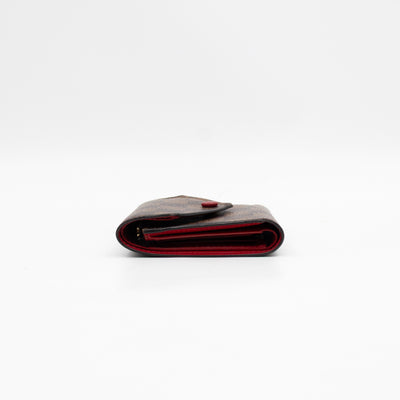 Victorine Wallet Damier Ebene Fuchsia