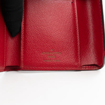 Victorine Wallet Damier Ebene Fuchsia