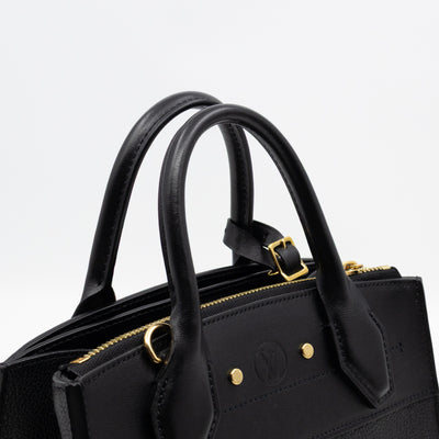 City Steamer PM Black Leather