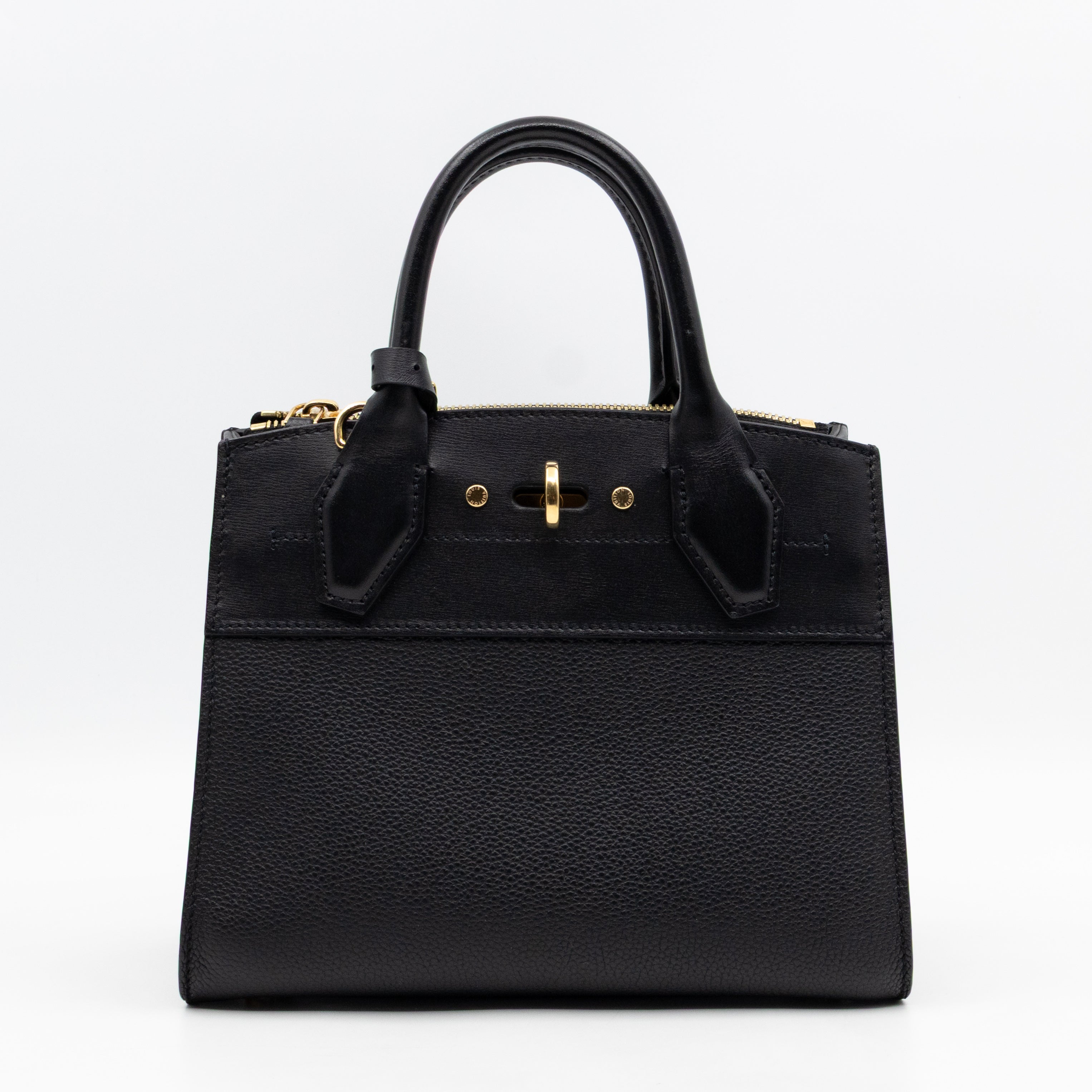 City Steamer PM Black Leather