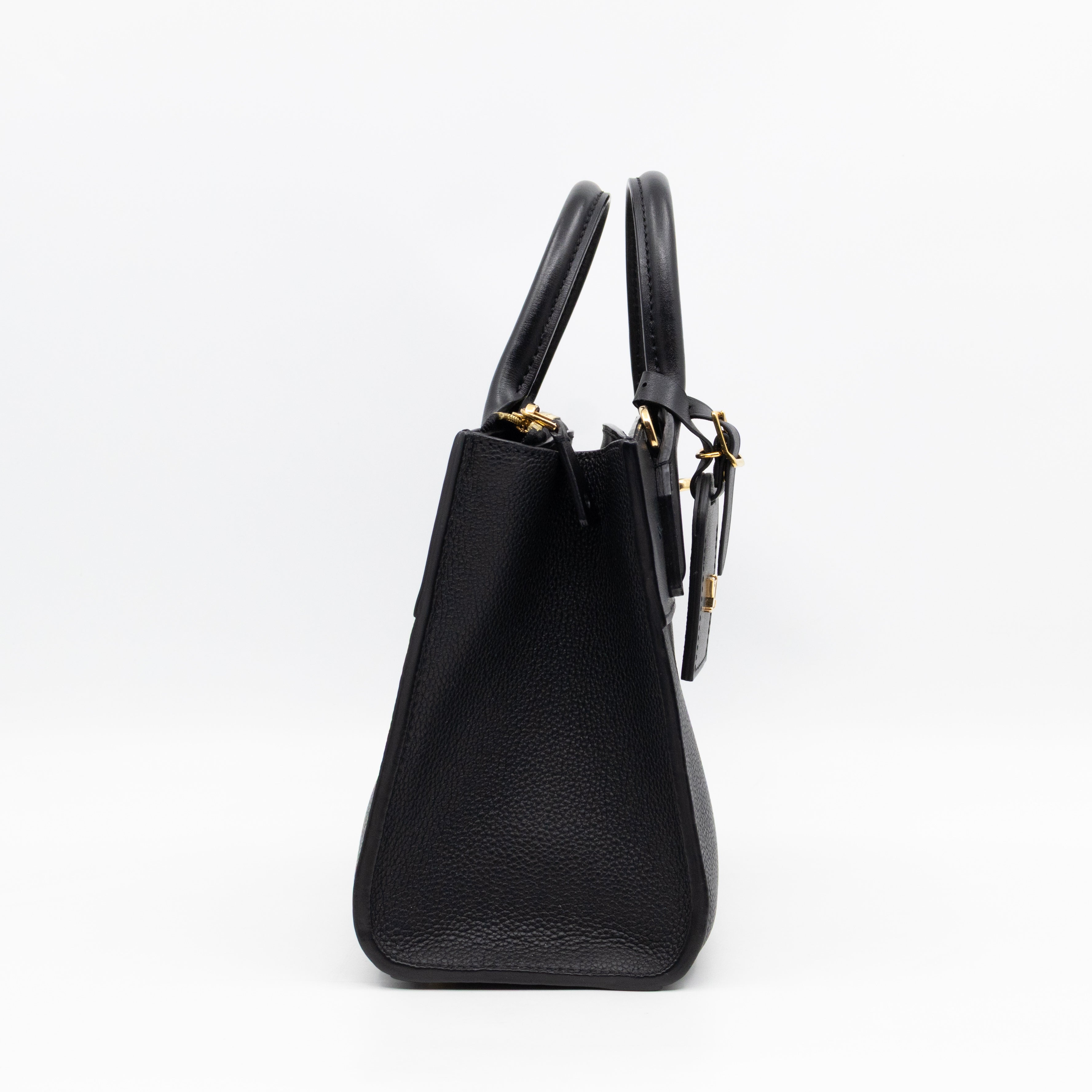 City Steamer PM Black Leather