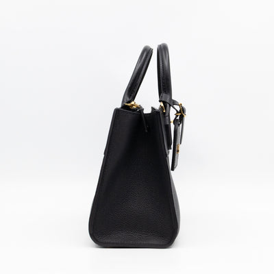 City Steamer PM Black Leather