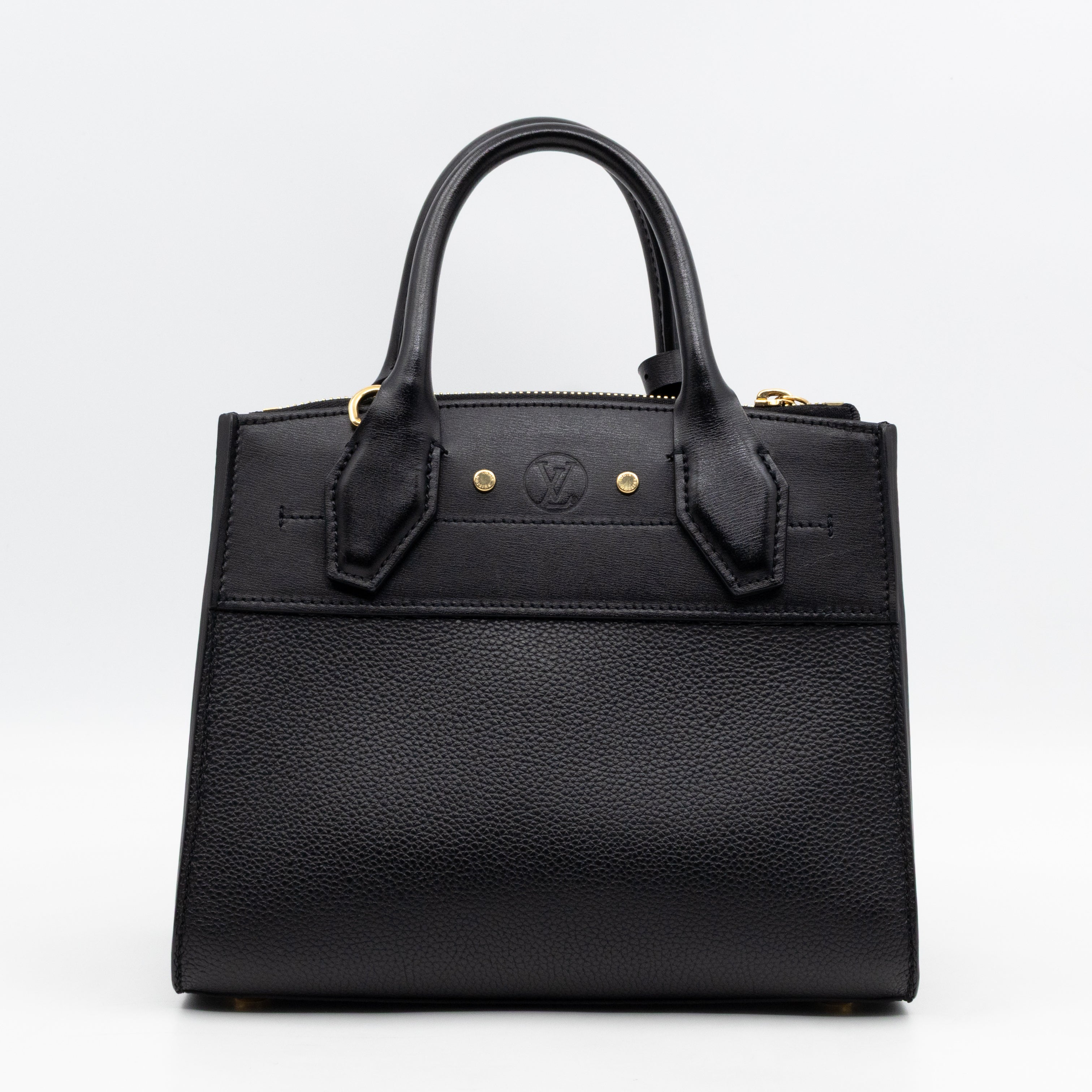 City Steamer PM Black Leather
