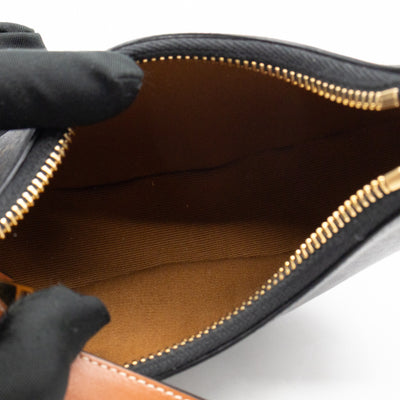 Mini Ava Bag Triomphe Canvas Tan Calfskin Leather