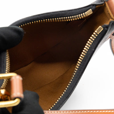 Mini Ava Bag Triomphe Canvas Tan Calfskin Leather