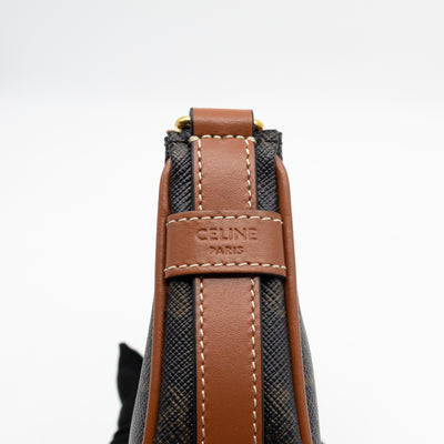 Mini Ava Bag Triomphe Canvas Tan Calfskin Leather