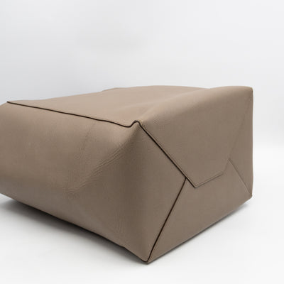 Cabas Phantom Tote Grey Leather