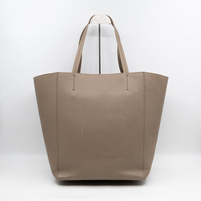 Cabas Phantom Tote Grey Leather