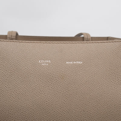 Cabas Phantom Tote Grey Leather