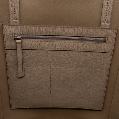 Cabas Phantom Tote Grey Leather