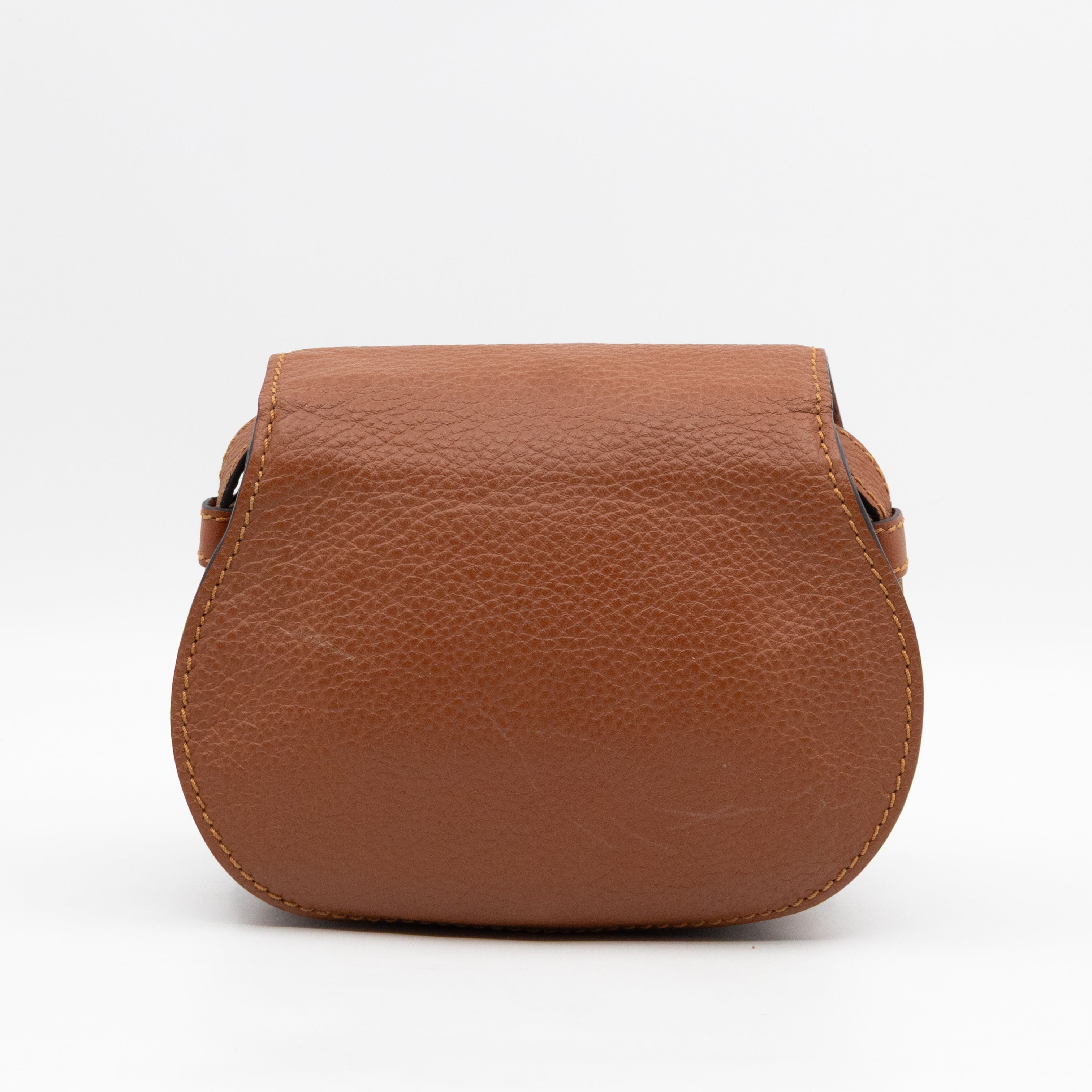 Marcie Mini Crossbody Bag Brown Leather