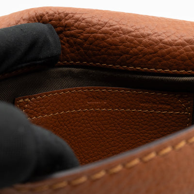 Marcie Mini Crossbody Bag Brown Leather