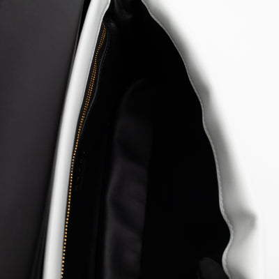 Prisma Padded Shoulder Bag White Leather