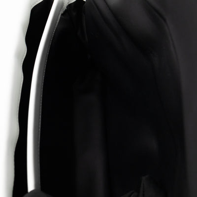Prisma Padded Shoulder Bag White Leather