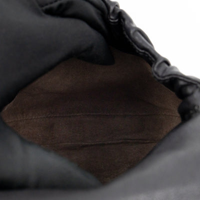 Belt Bag Intrecciato Black Leather