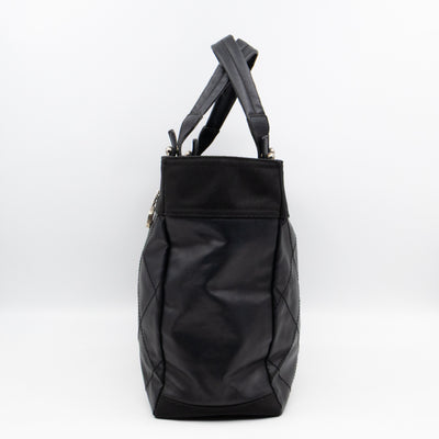 Paris Biarritz Tote Black Canvas