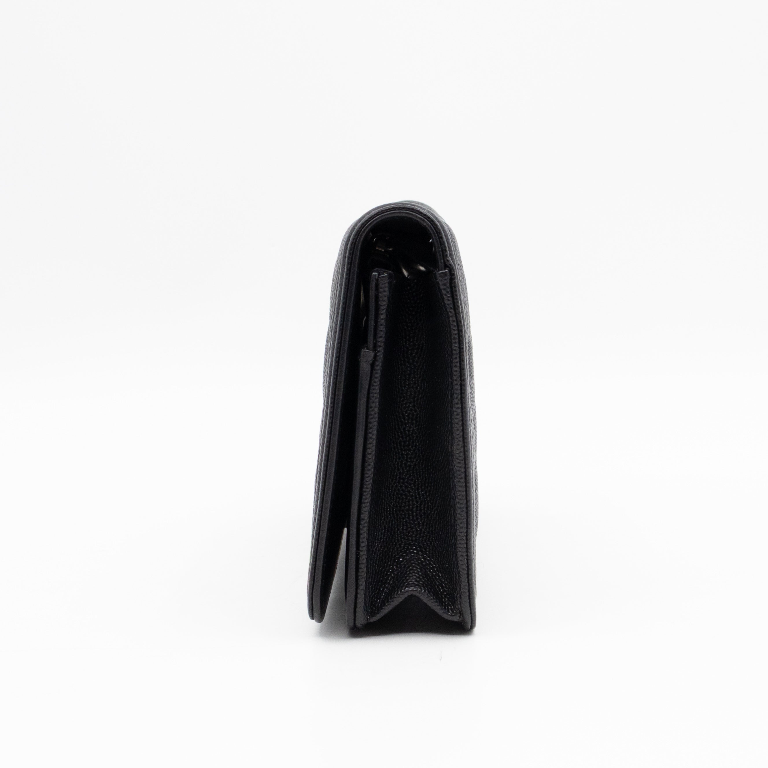 Boy Wallet On Chain Black Caviar Ruthenium