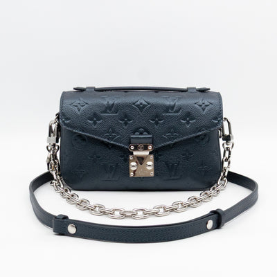 Metis East West Shimmery Ink Monogram Empreinte