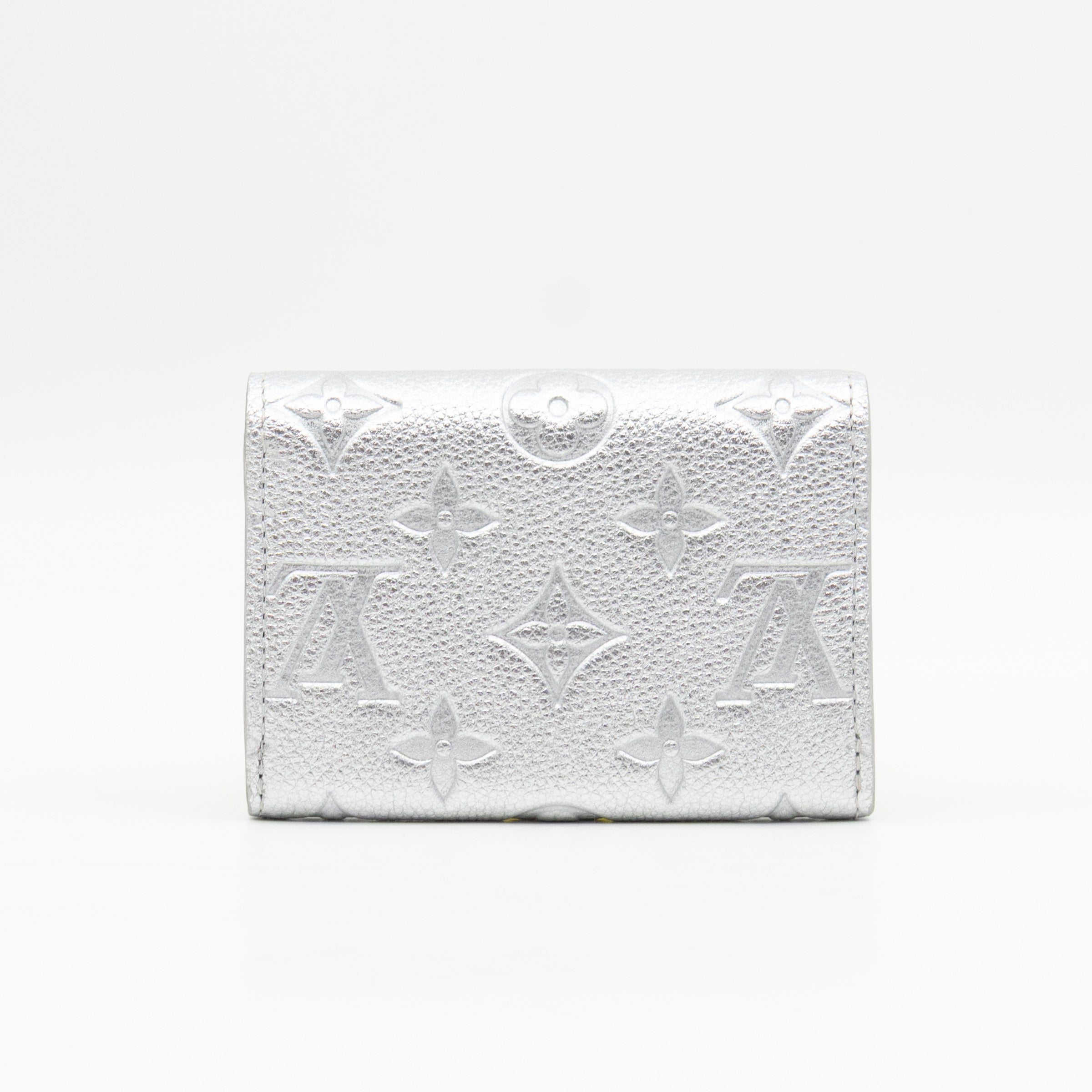 Rosalie Coin Purse Silver Monogram Empreinte
