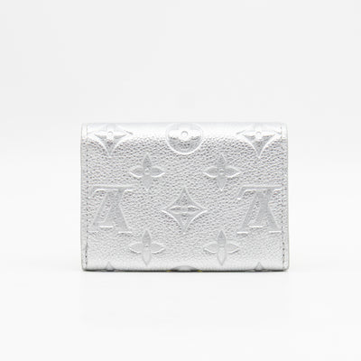 Rosalie Coin Purse Silver Monogram Empreinte