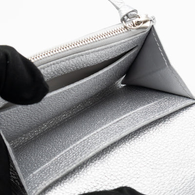 Rosalie Coin Purse Silver Monogram Empreinte