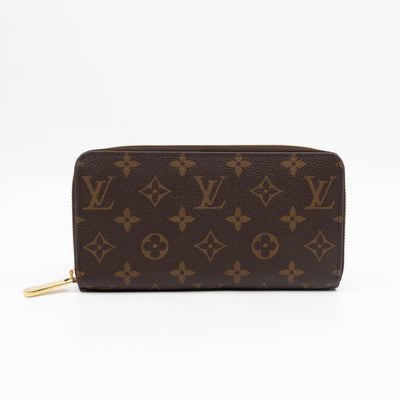 Zippy Wallet Monogram Fuchsia