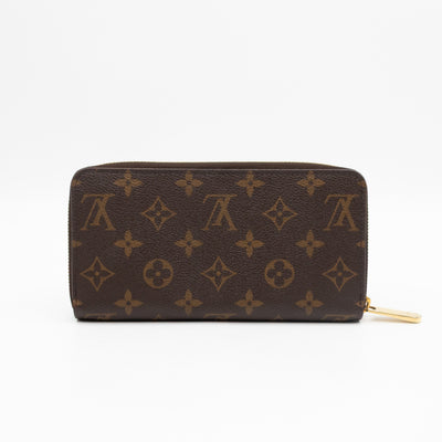 Zippy Wallet Monogram Fuchsia