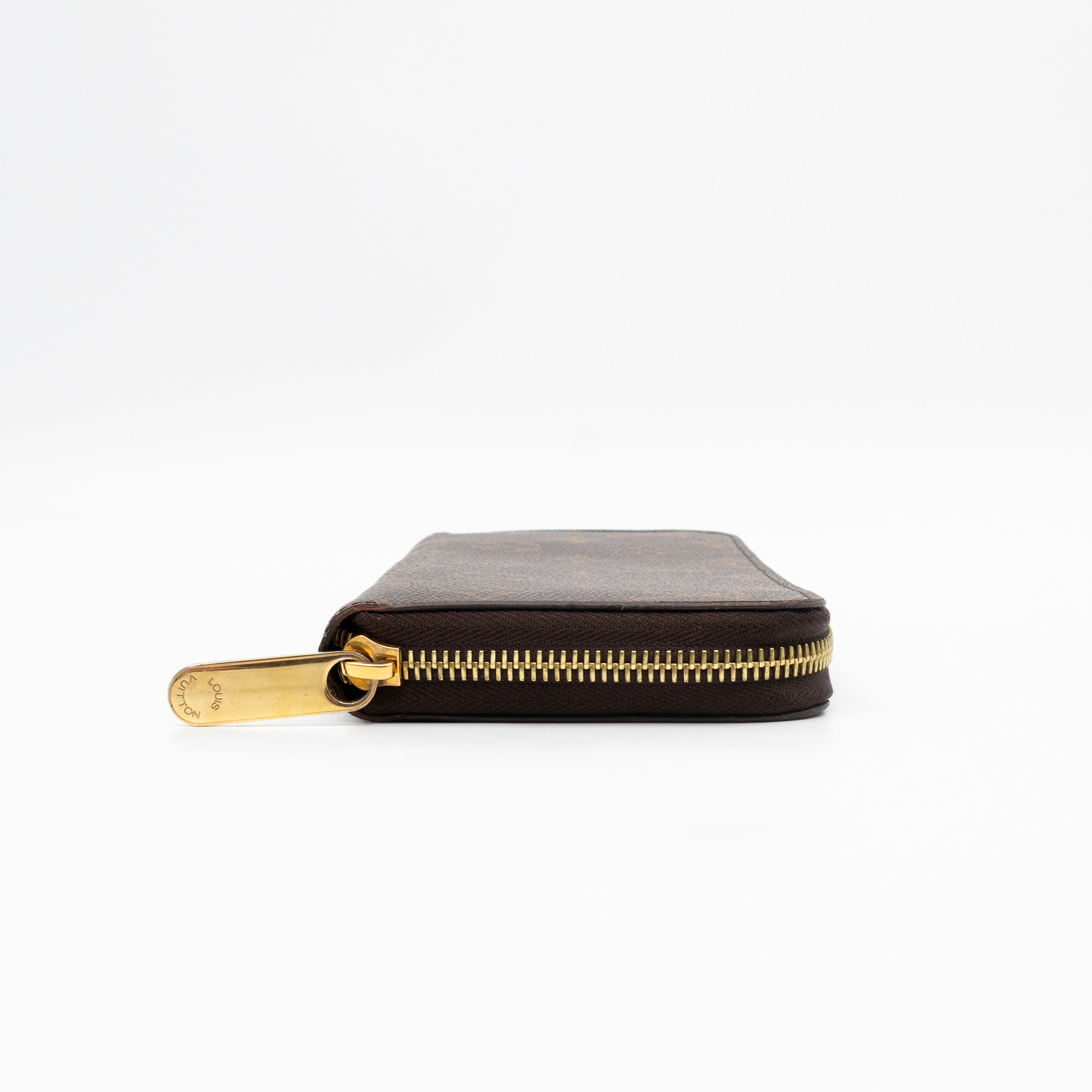 Zippy Wallet Monogram Fuchsia