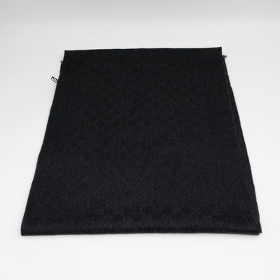GG Wool Scarf Grey
