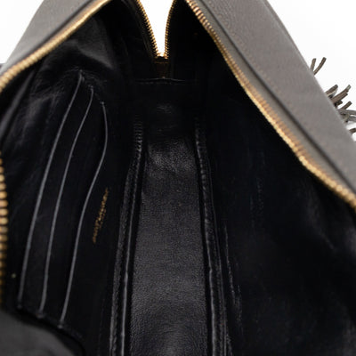 Mini Camera Bag Seaweed Grained Leather