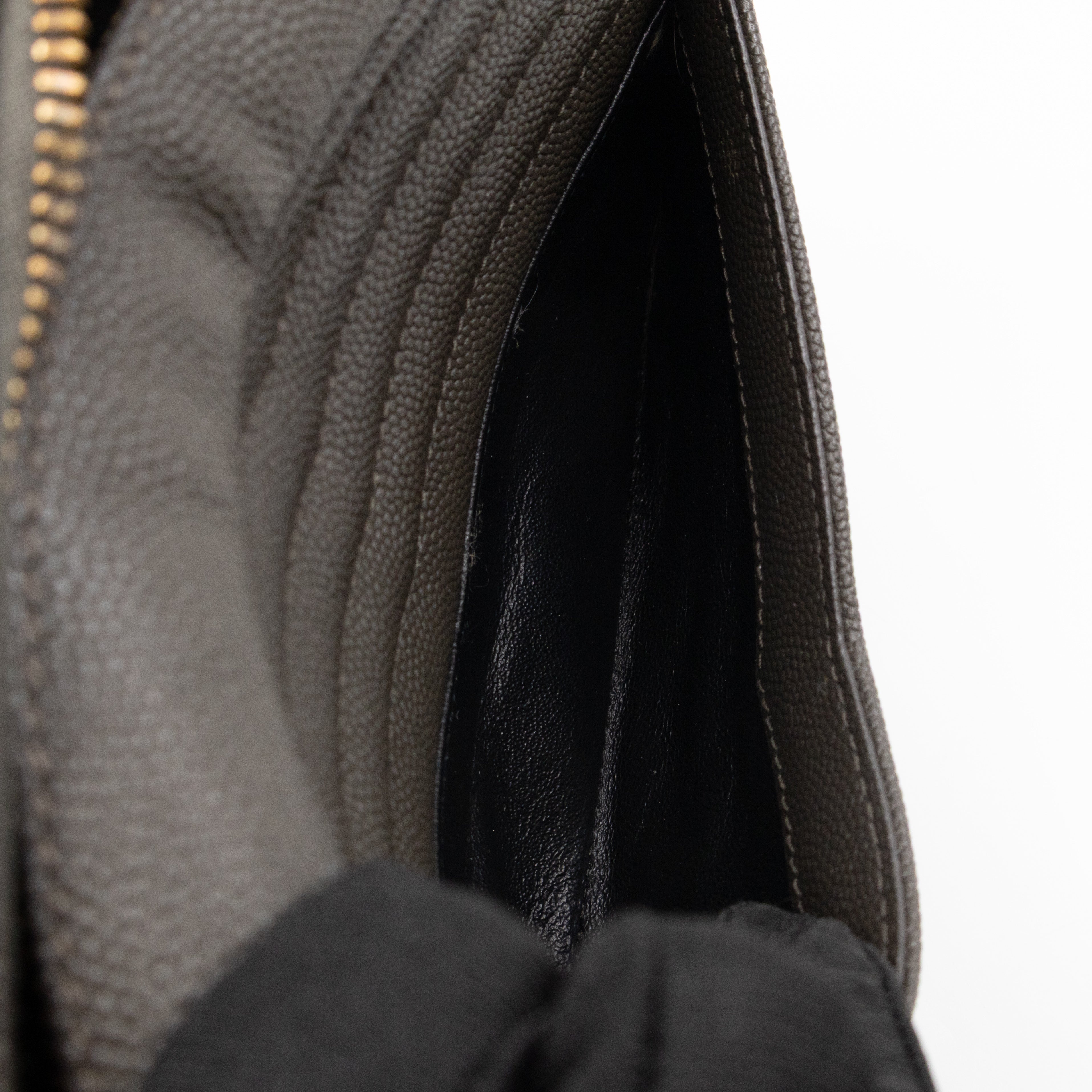 Mini Camera Bag Seaweed Grained Leather