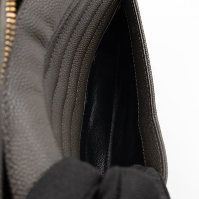 Mini Camera Bag Seaweed Grained Leather