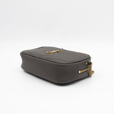 Mini Camera Bag Seaweed Grained Leather