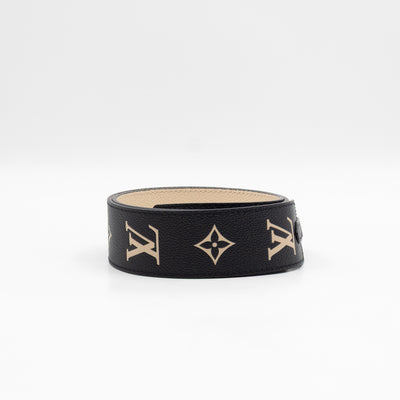 Bandouliere Strap Black & Beige Monogram Empreinte