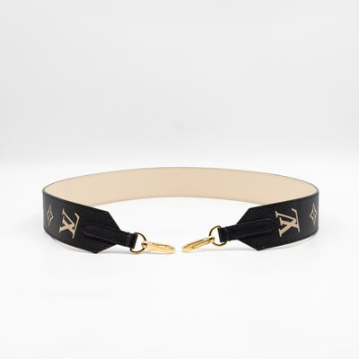 Bandouliere Strap Black & Beige Monogram Empreinte
