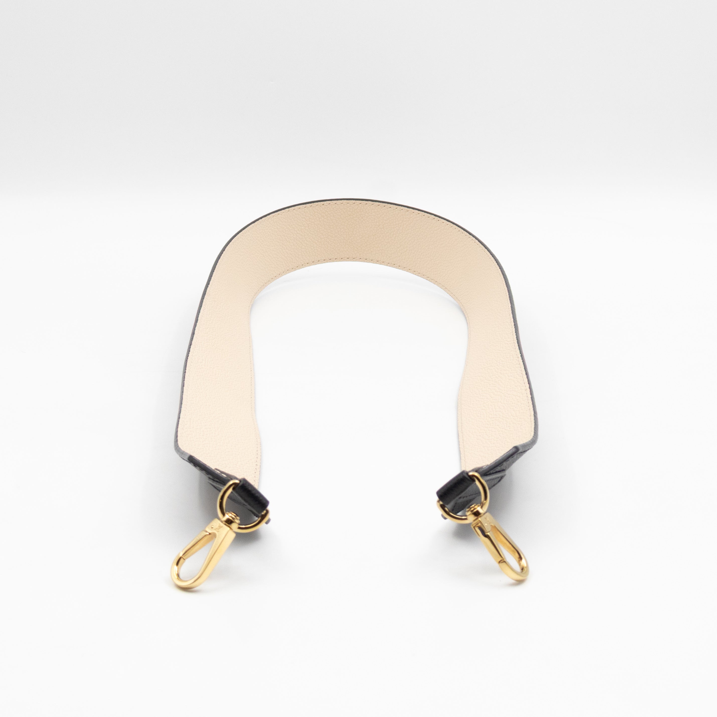 Bandouliere Strap Black & Beige Monogram Empreinte