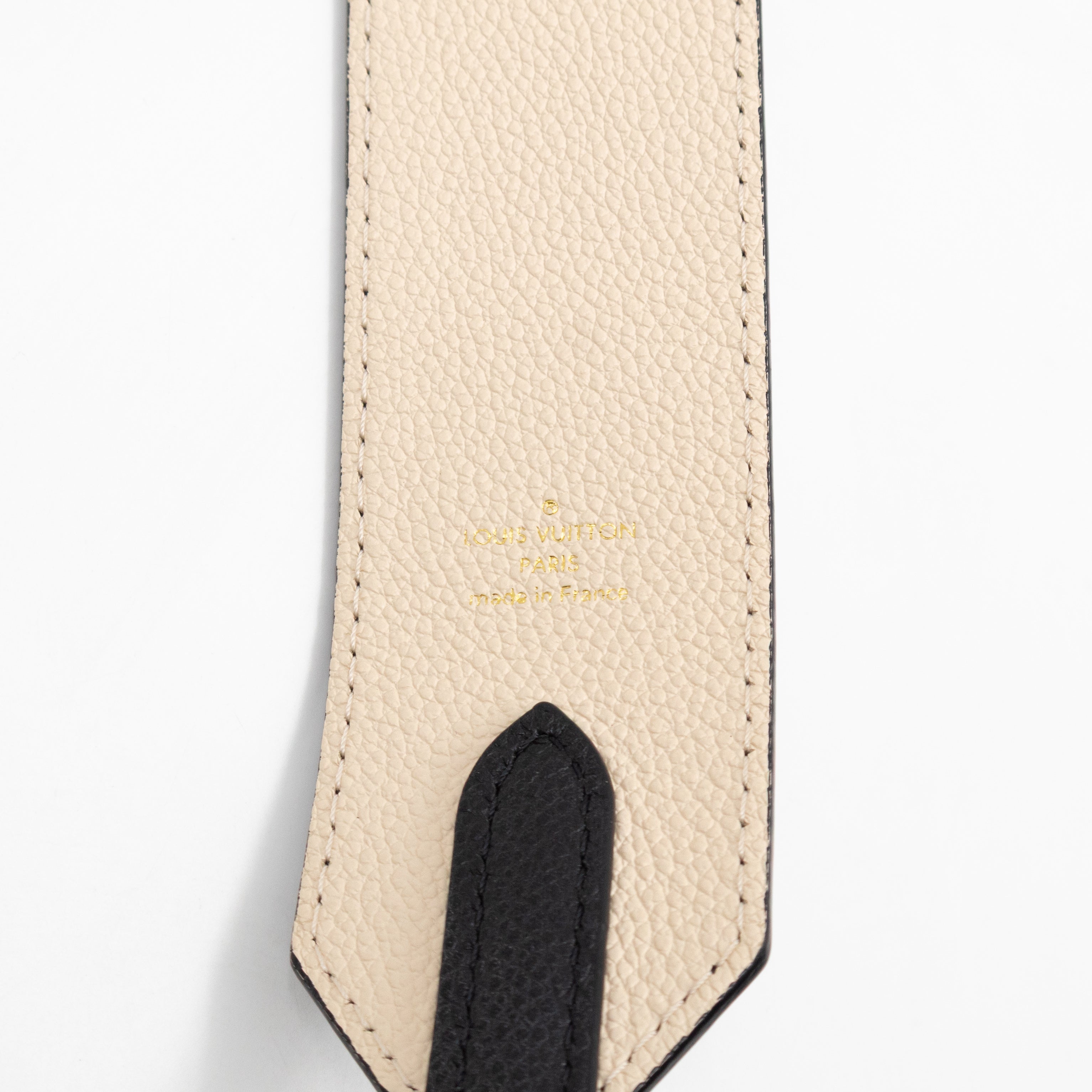 Bandouliere Strap Black & Beige Monogram Empreinte