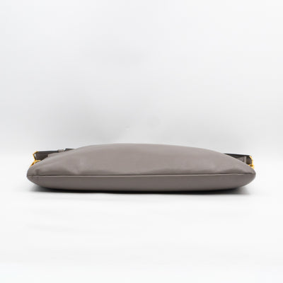 Shoulder Bag Argilla Grey Soft Calf Leather