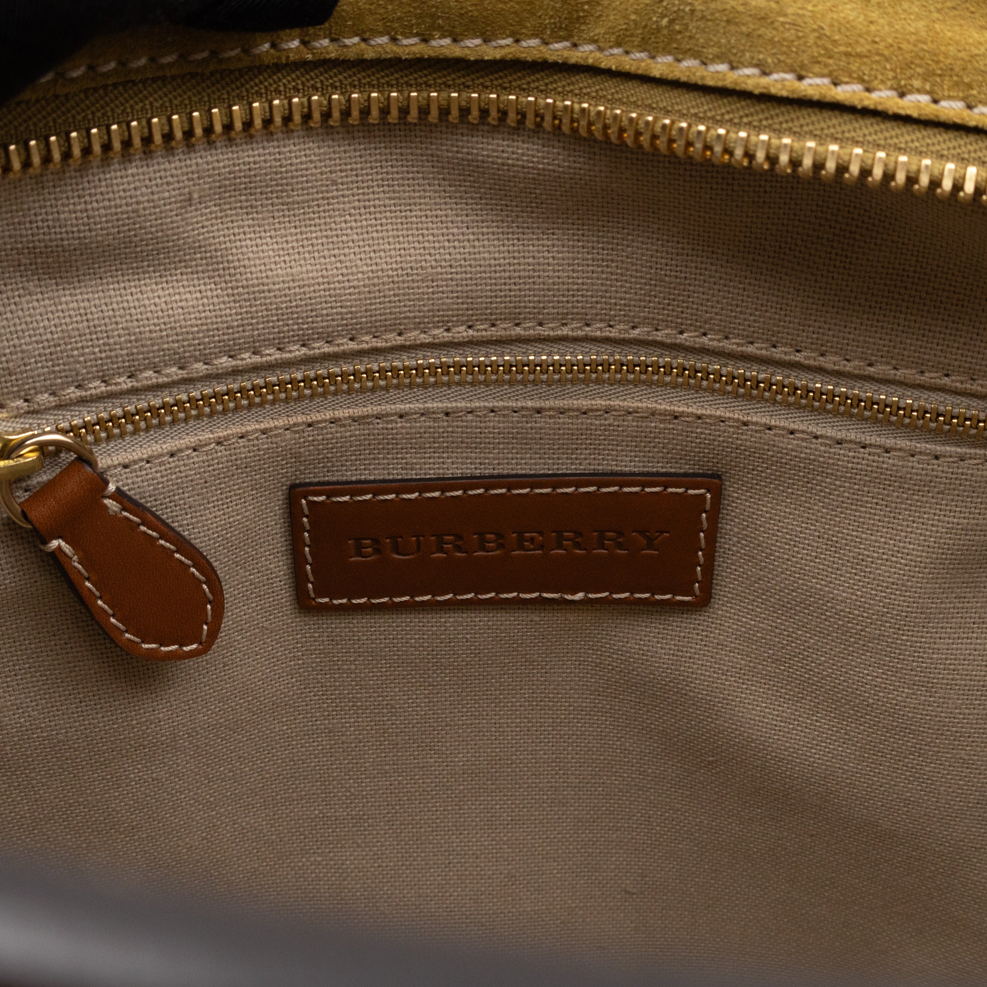 Alchester Satchel Bag Brown & Yellow Leather