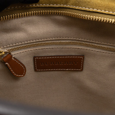 Alchester Satchel Bag Brown & Yellow Leather
