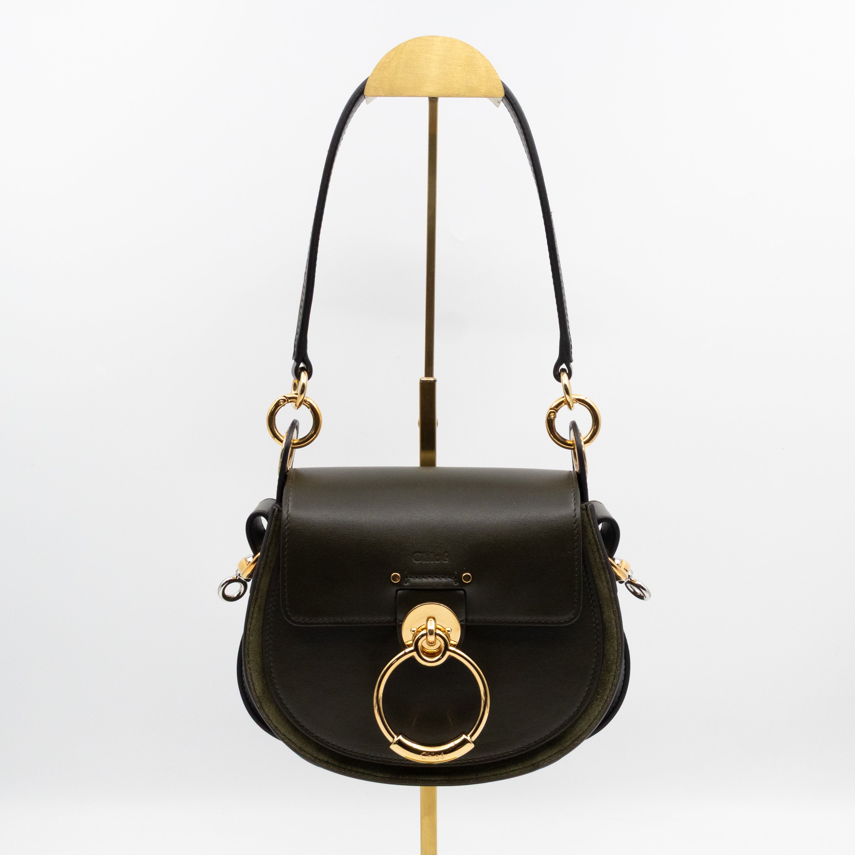 Tess Small Bag Night Forest Leather