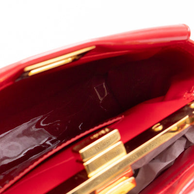 Peekaboo Mini Red Patent Leather
