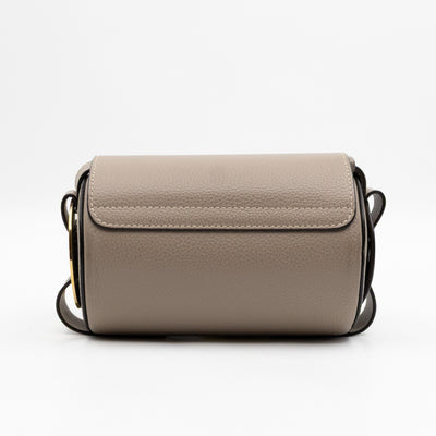 Darryl Mini Crossbody Bag Grey Leather