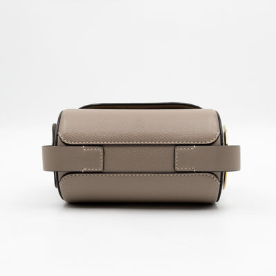 Darryl Mini Crossbody Bag Grey Leather