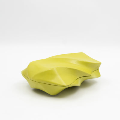Whirl Spiral Clutch Kiwi Leather