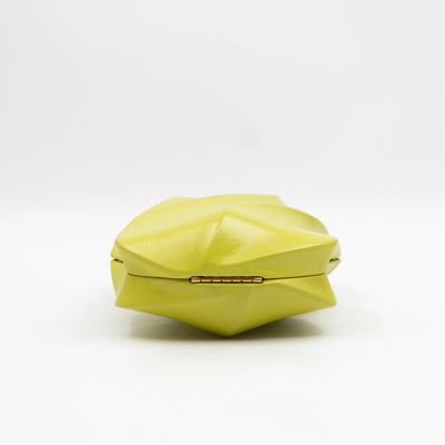 Whirl Spiral Clutch Kiwi Leather