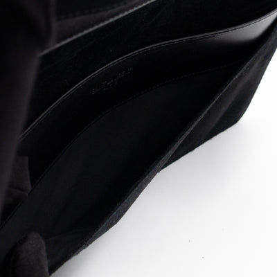 Marquage Bifold Clutch Black Leather