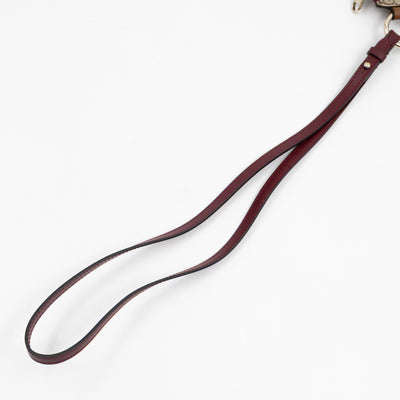 Multifunction Lanyard With Dog Print GG Supreme Brown