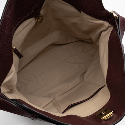 Tessie Hobo Oxblood Leather